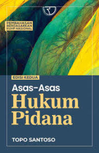 Image of Asas-asas Hukum Pidana