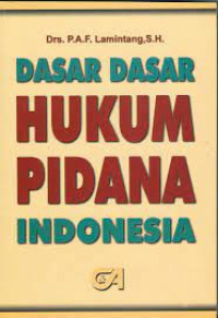 Image of Dasar-dasar Hukum Pidana Indonesia