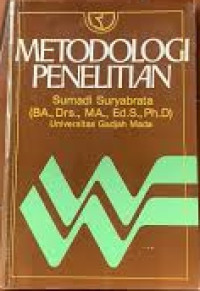 Image of METODOLOGI PENELITIAN